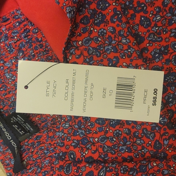 French Connection NWT crop top size 10 - Picture 4 of 4